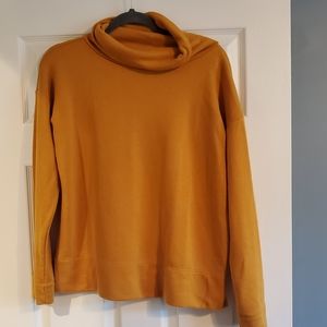 LOFT mustard sweater. Perfect for fall!